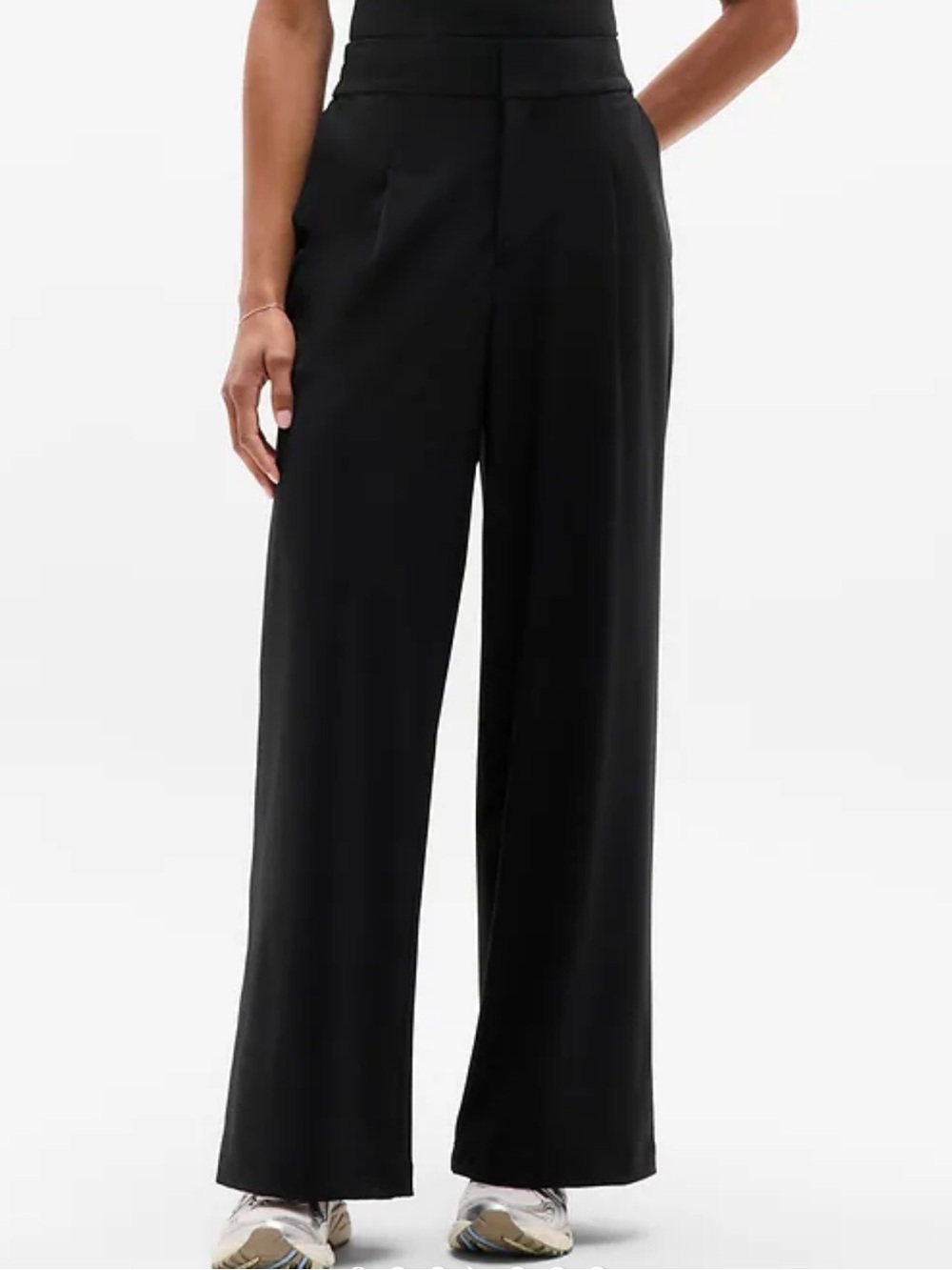 Athleta Black Pinnacle High Rise Trousers